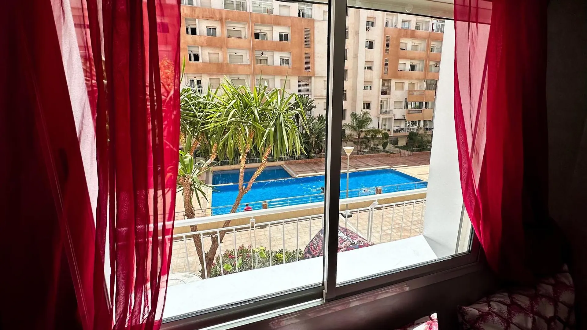 公寓 Studio Equipe Vue Piscine 阿加迪尔